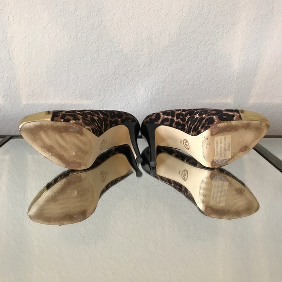 Michael Kors Cheetah haircalf heels size 7 - Picture 7 of 8